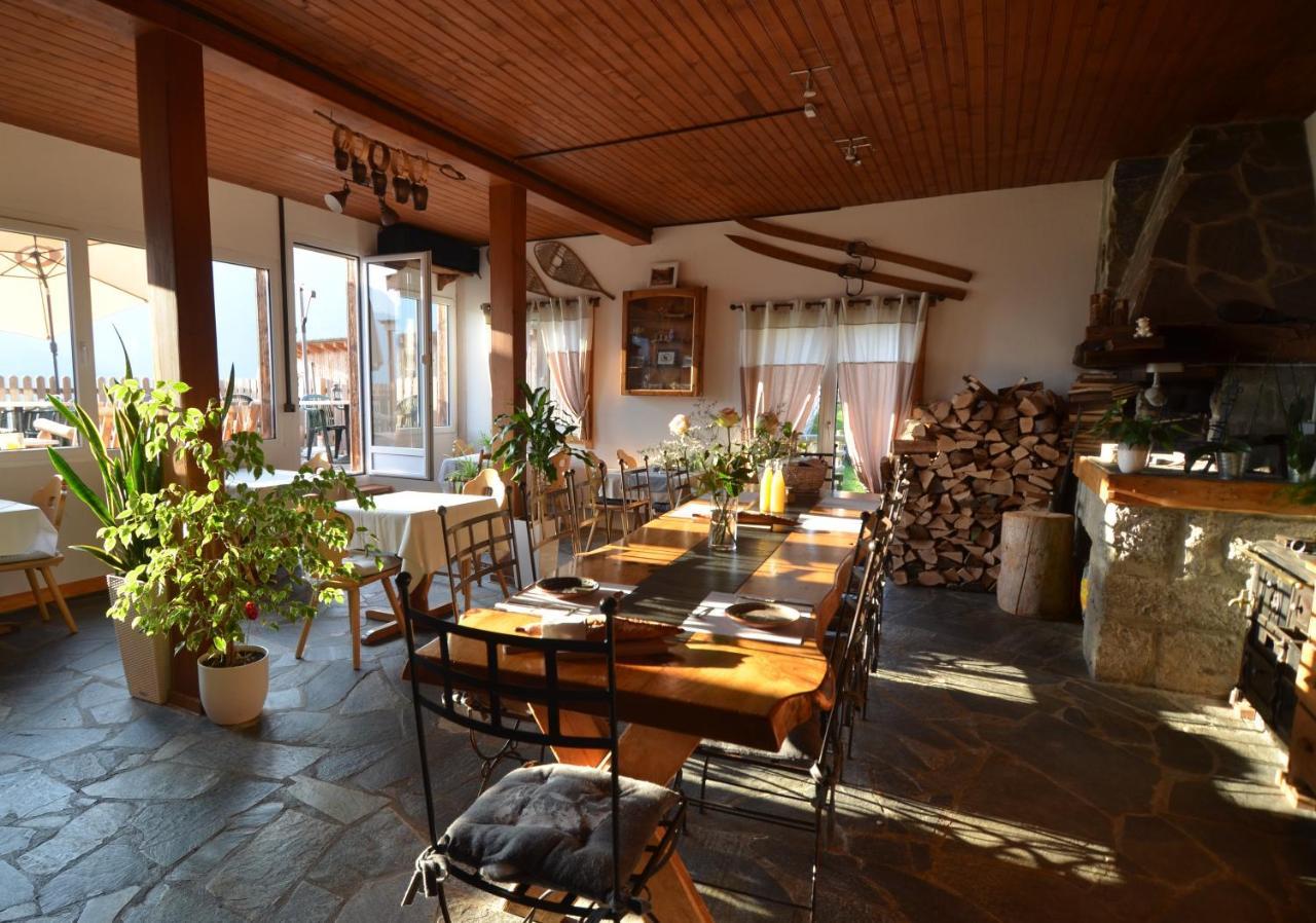 Les Chambres Et Roulottes Des Noisetiers Leysin Exterior foto